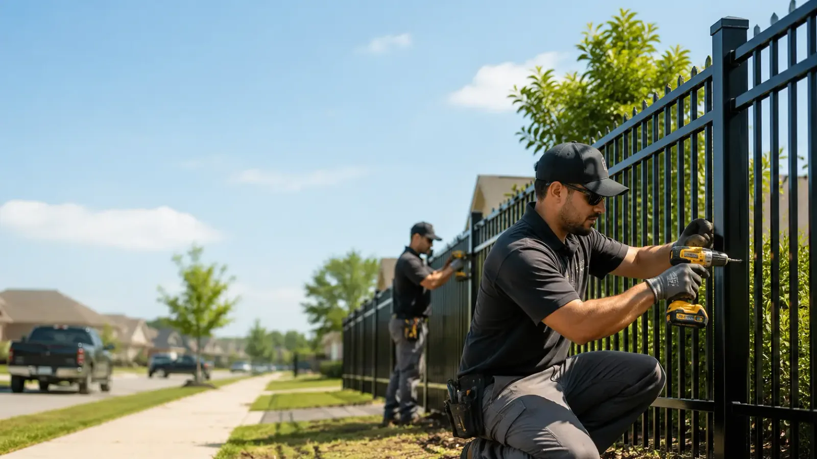 Metal Fence Installation in Bluff Dale, TX
